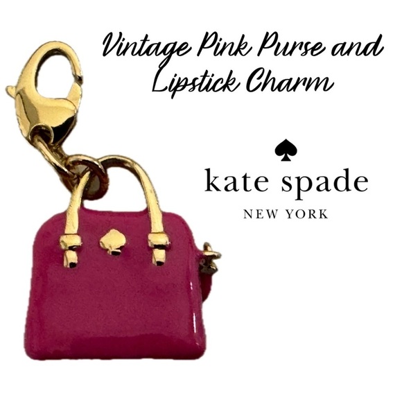 KATE SPADE MAISE PURSE CHARM SWEET TREASURE CLUTCH HOW CHARMING NO BRACELET - Picture 1 of 5